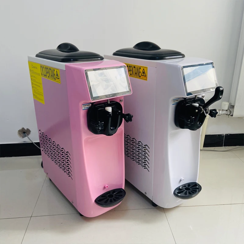 

Коммерческая машина для производства мягкого мороженого из нержавеющей стали, экономичная настольная машина для замороженного йогурта