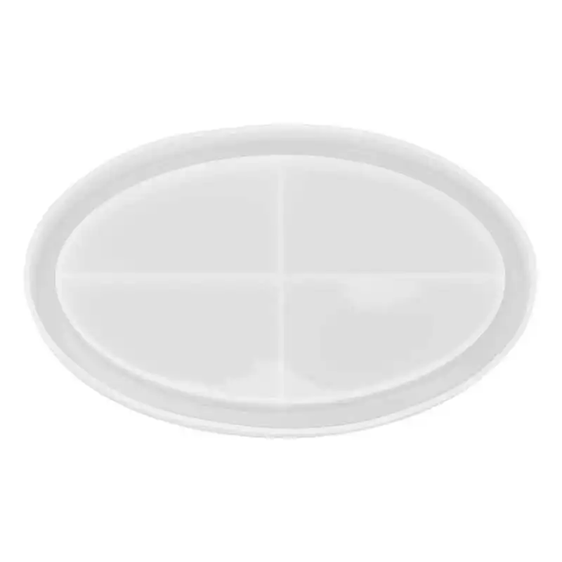 

Oval Tray Mold DIY Soft Silicone Oval Tray Mold for Manicure Store Organization for Manicure Store Decoration