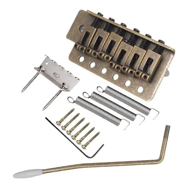 

Guitar Tremolo Bridge String Roller Saddle Tremolo System Bridges Set with
