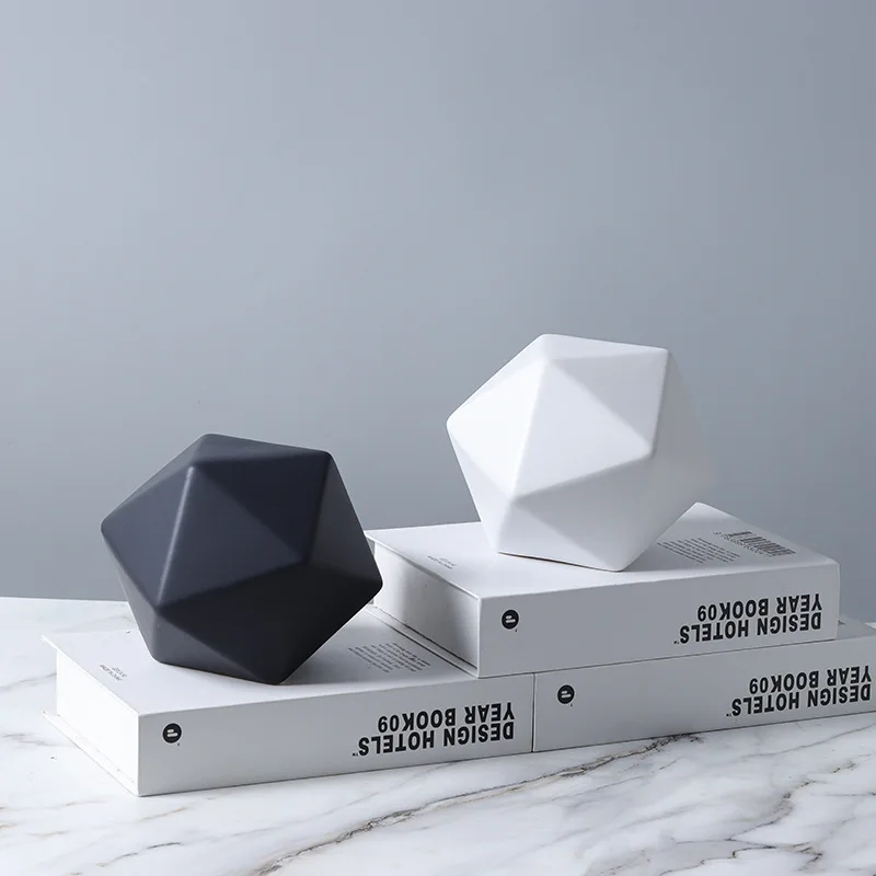 Керамические поделки геометрический многогранный шар мраморные квадраты