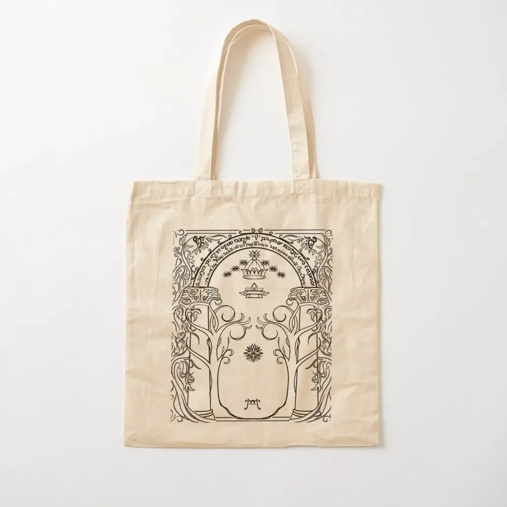 Mountain Door в стиле J.R.Tolkien Tote Bag Женские сумки для покупок тележки подарочные пакеты