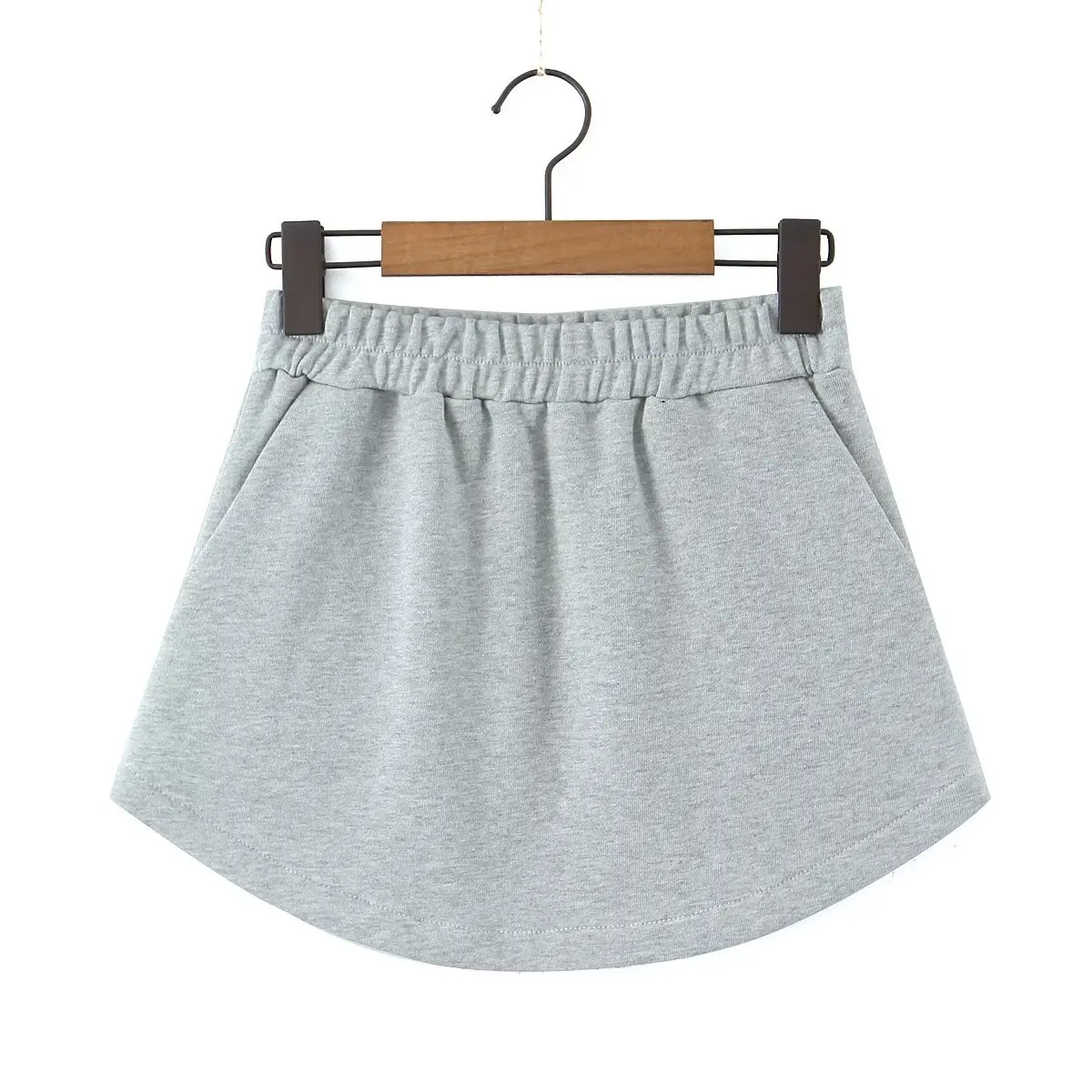 

Women 2023 New Chic Fashion 2 Colors Summer Leisure Sport Mini Skirt Vintage High Elastic Waist Female Skirts Mujer