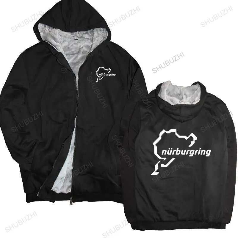 

new arrived men hoodies winter Nurburgring Nordschleife Logo Racing Motorsport brand hoodie warm jacket