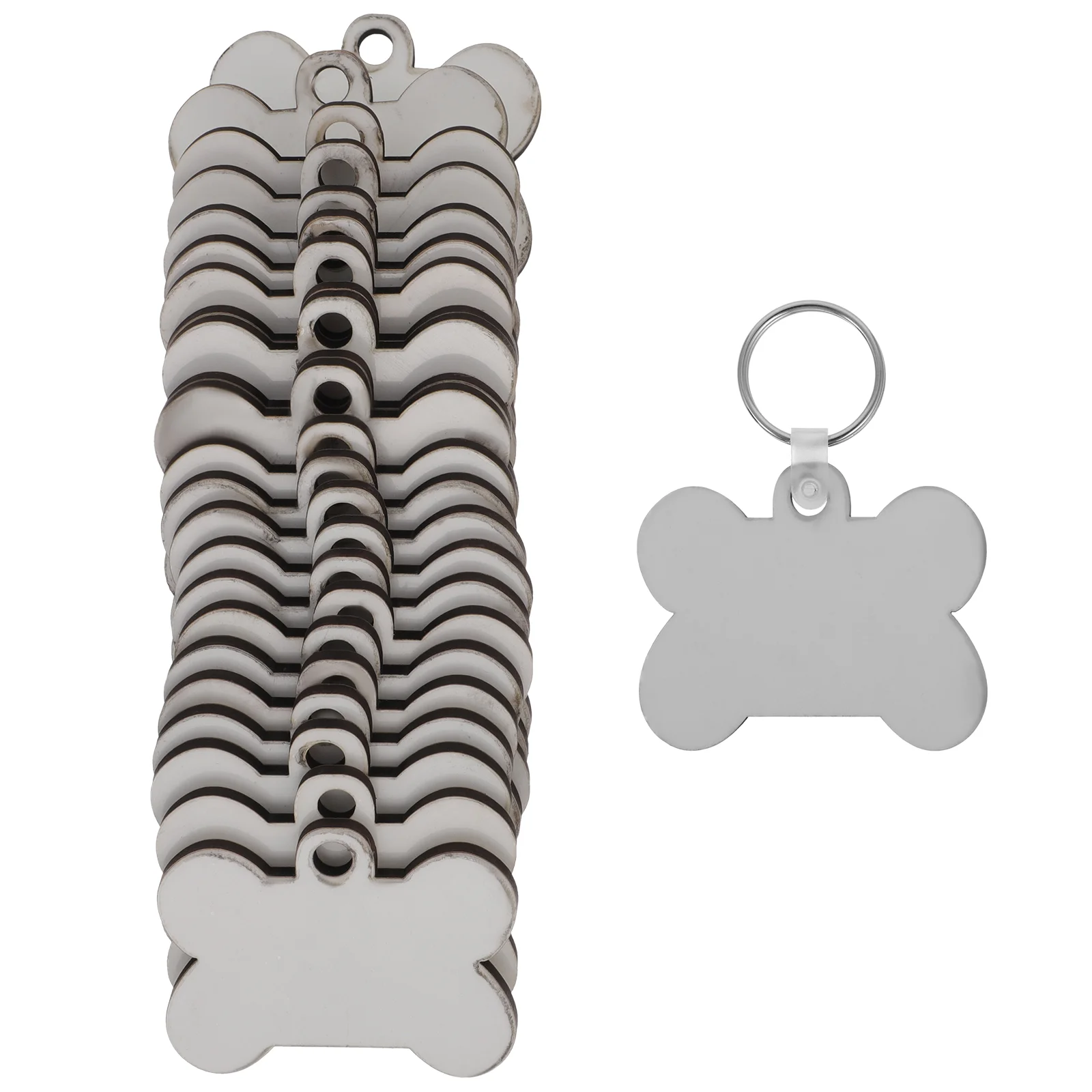 

Heat Transfer Key Chain DIY Material Blank Keychain Accessories Heart Shaped Purse
