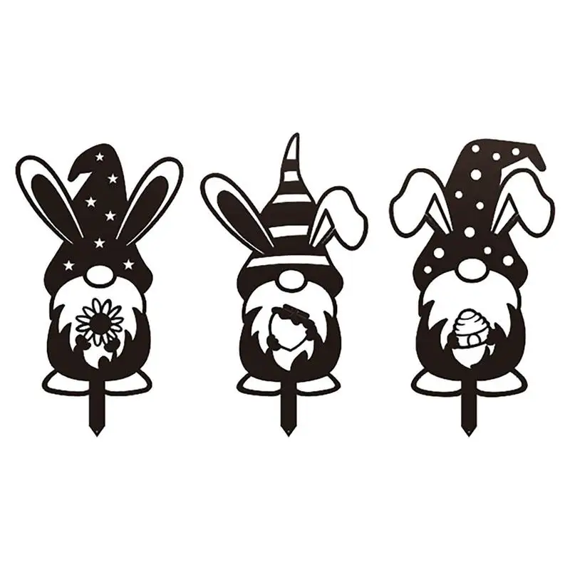 

3 шт., металлические стойки для газона