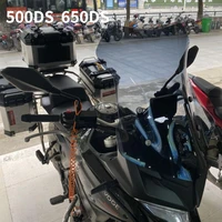 motorcycle heightening and widening chest protection windshield for loncin voge 650ds 500ds