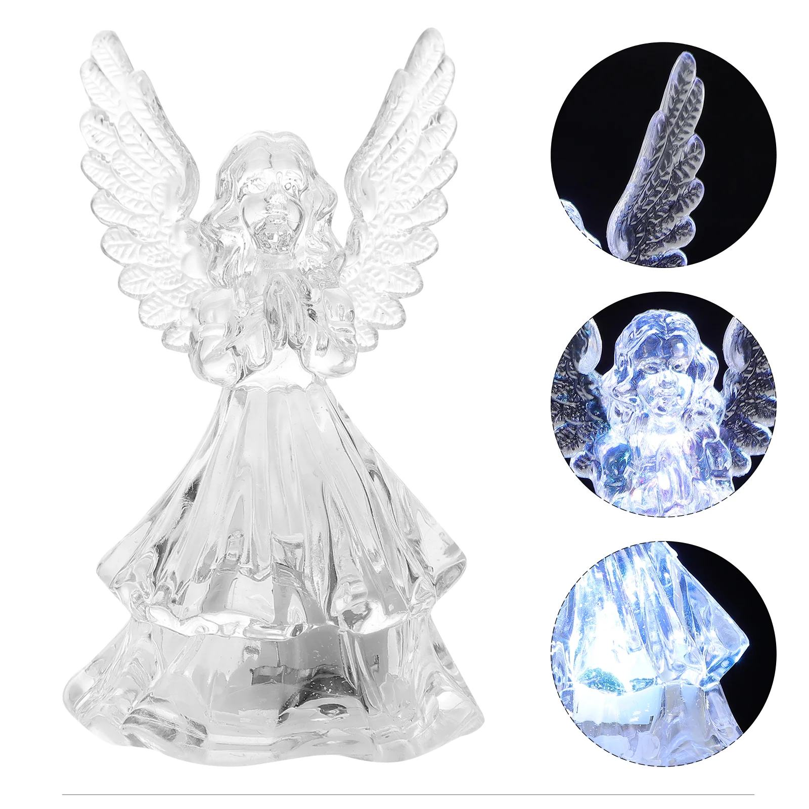 

2 Clear Lamp Color Changing Lamp Night Bedside Lights