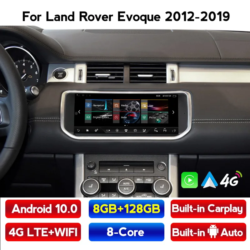 

Автомобильное радио 8G + 128G Android 10, стерео для Land Rover Range Evoque LRX L538 2012-2019 Harman Bosch, хост Carplay 4GLte WIFI головное устройство