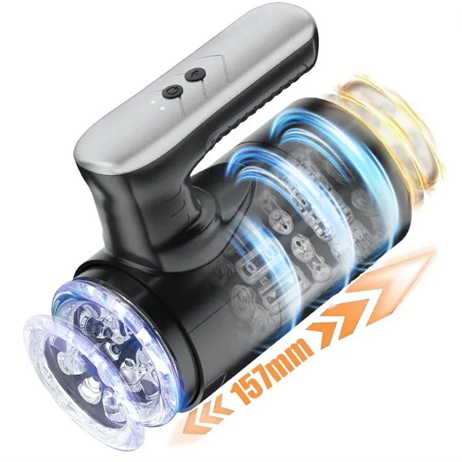 Автоматический телескопический мужской мастурбатор чашка оральный стимулятор