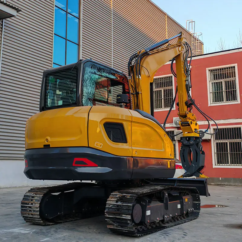 Фото Бесплатная доставка! Новый 6-тонный гусеничный мини-экскаватор Kubota 6.5 тонн. Малый экскаватор для фермерских работ, мини-погрузчик, на заказ. №4
