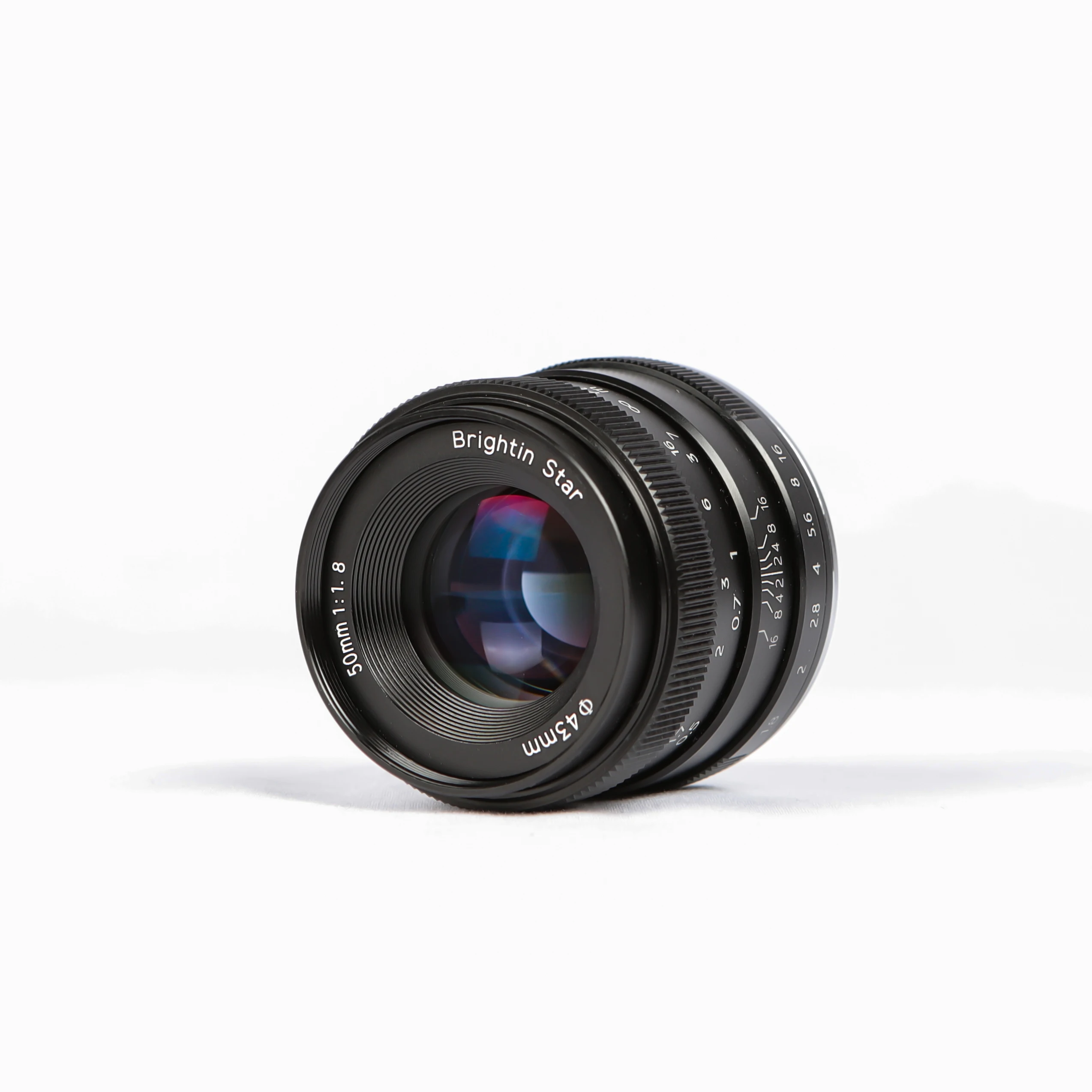 

Brightin Star 50 мм F1.8 APS-C Большая диафрагма портретный ручной фокус основной объектив для Canon EOSM Fuji X FX Sony E FE Nikon Z M4/3