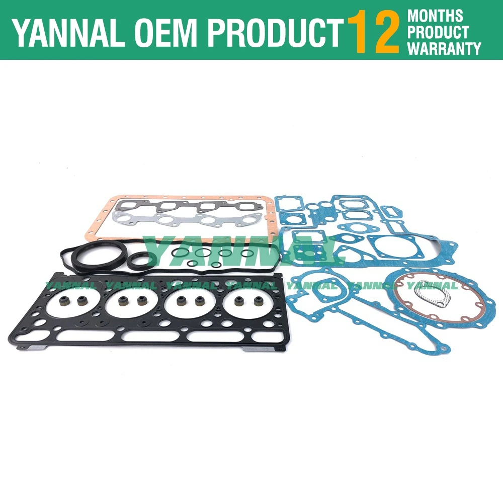 Для Kubota V2003 V2003E V2003T комплект прокладок для капитального ремонта верхний нижний