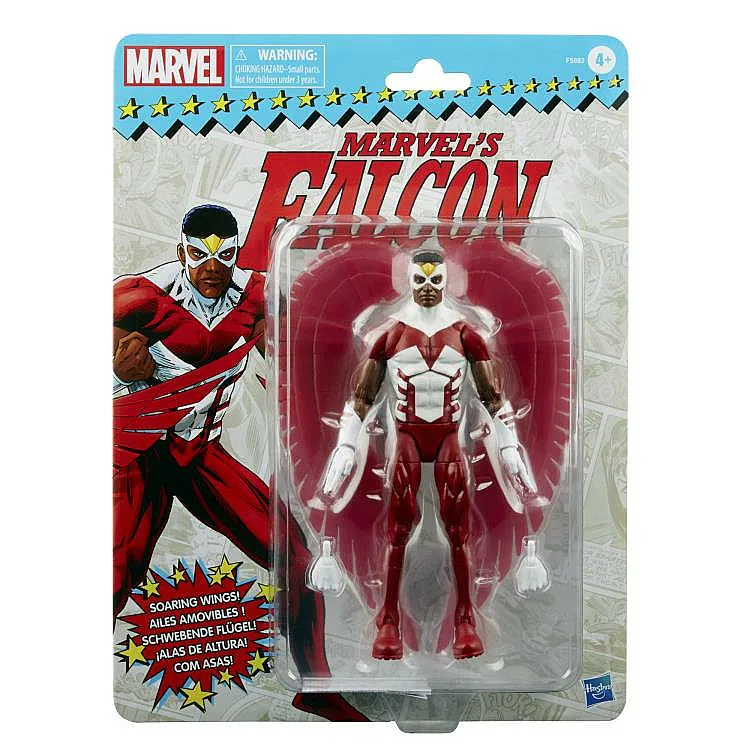

6 дюймовая подвижная шарнирная кукла Hasbro Marvel Legends Falcon, модель гаража