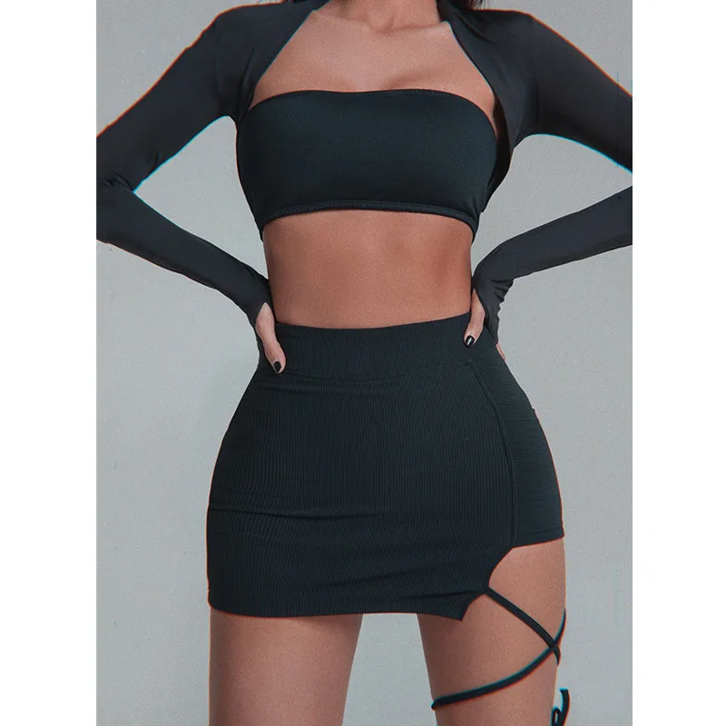 

Women's Bandage Sport Skirt Tennis Running Short Culottes Yoga Skirt-shorts Gym Breathable Fitness Short Skirt Side Pocket 2XL