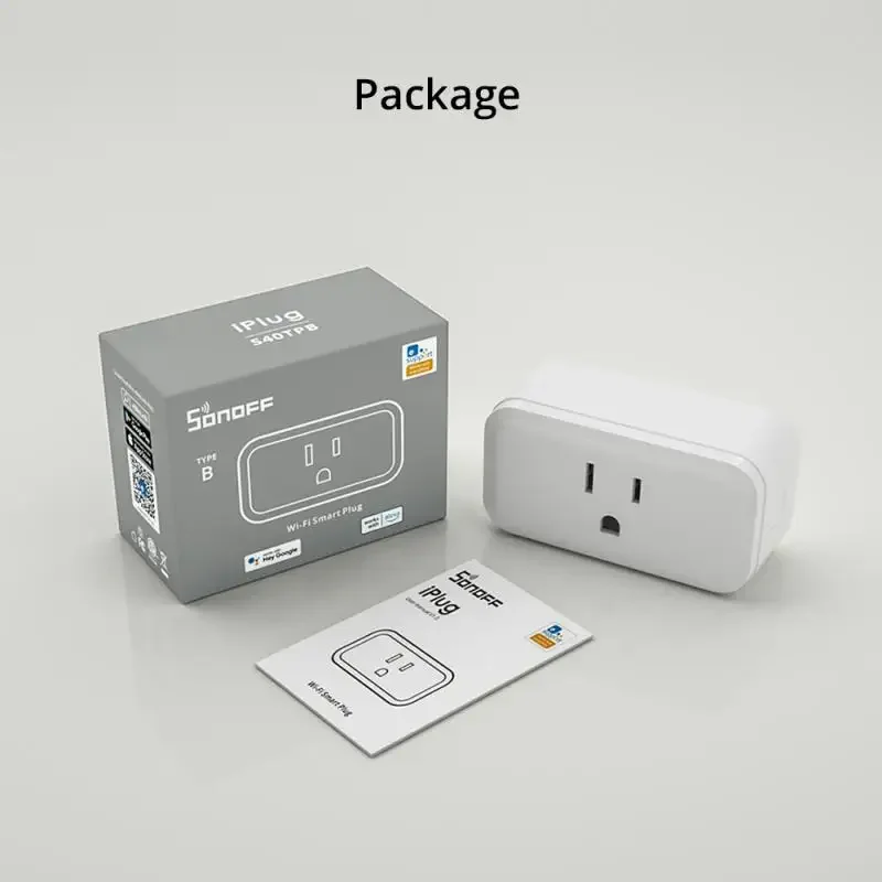 SONOFF S40/ S40 Lite WiFi Smart 15A Разъем MINI Wi-Fi Розетка для монитора питания Сопряжение Bluetooth