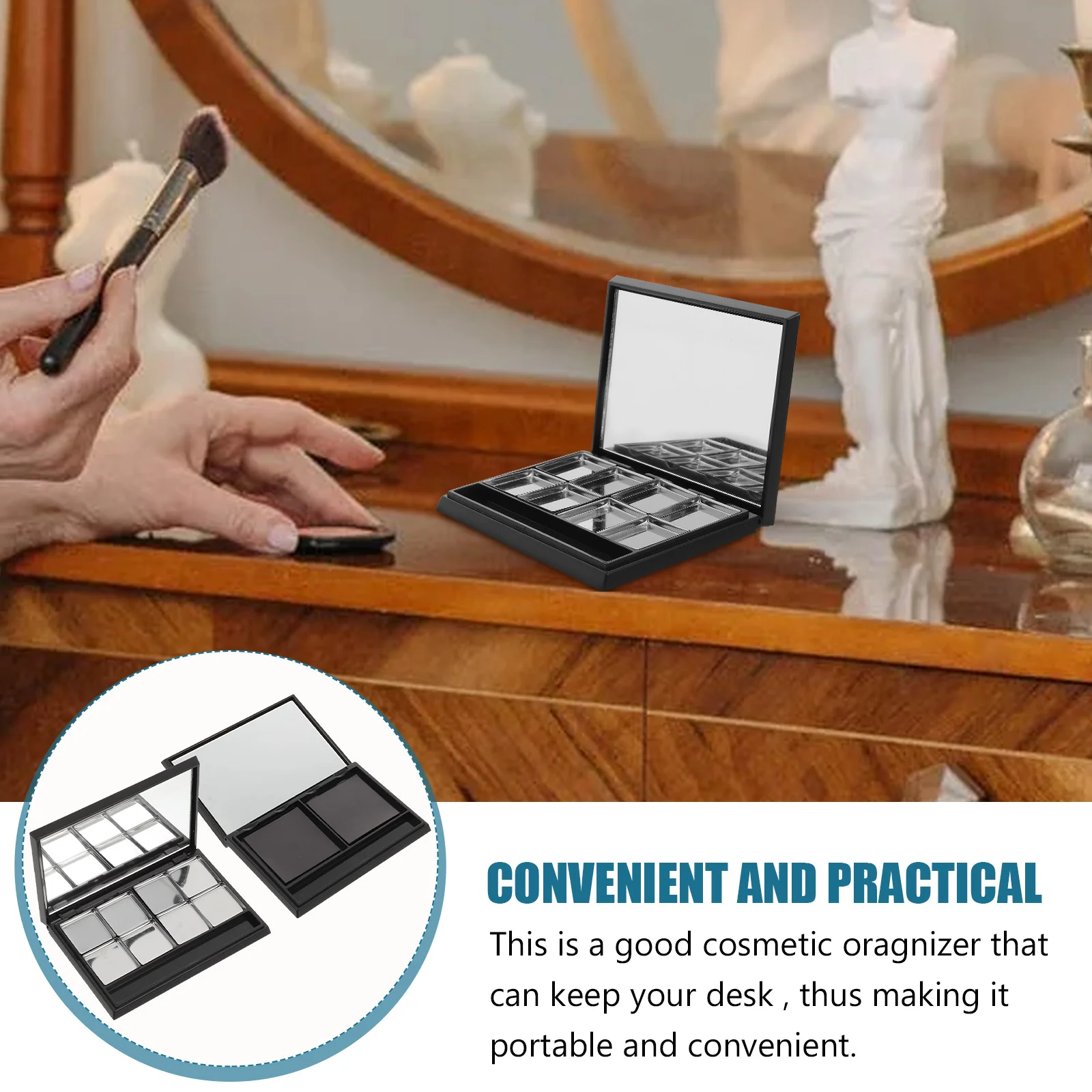 Контейнер для палитры теней век сделай сам поддон губной помады дополнительная