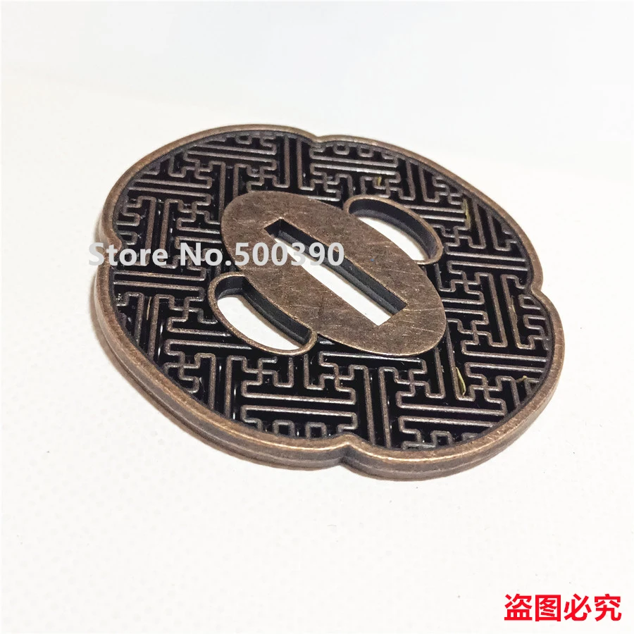 

Very Beautiful Alloy Huard Tsuba Fitting For Japanese Sword Samurai Katana Accessories