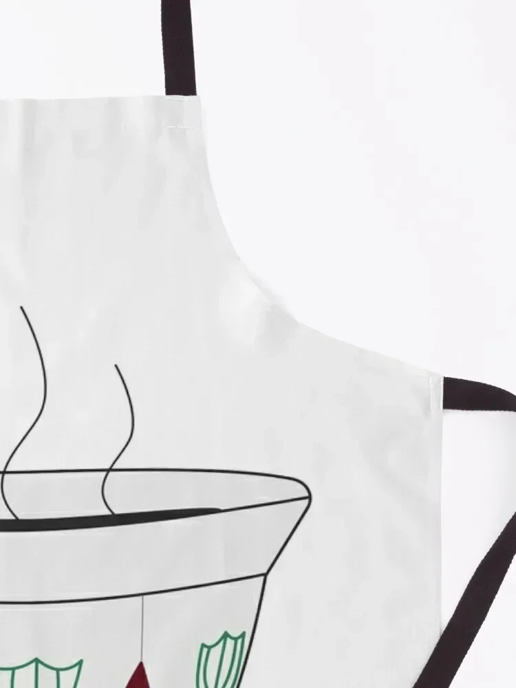 Арабская восточная кофейная чашка - Лебеский фартук с цветами для официанта