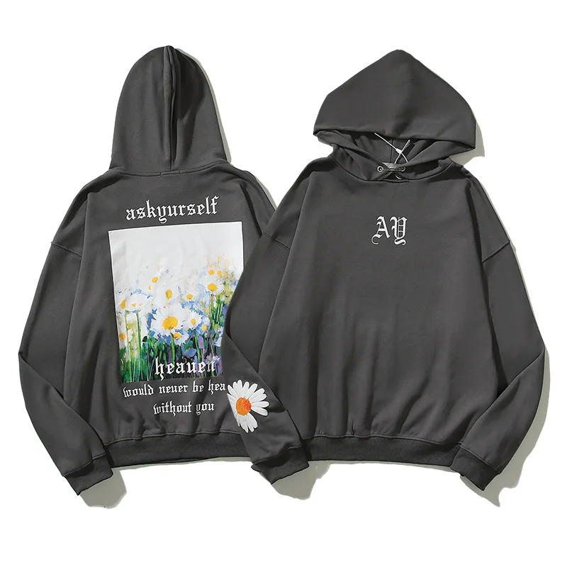 Askyurself толстовки для мужчин и женщин высокое качество брызги чернила принт