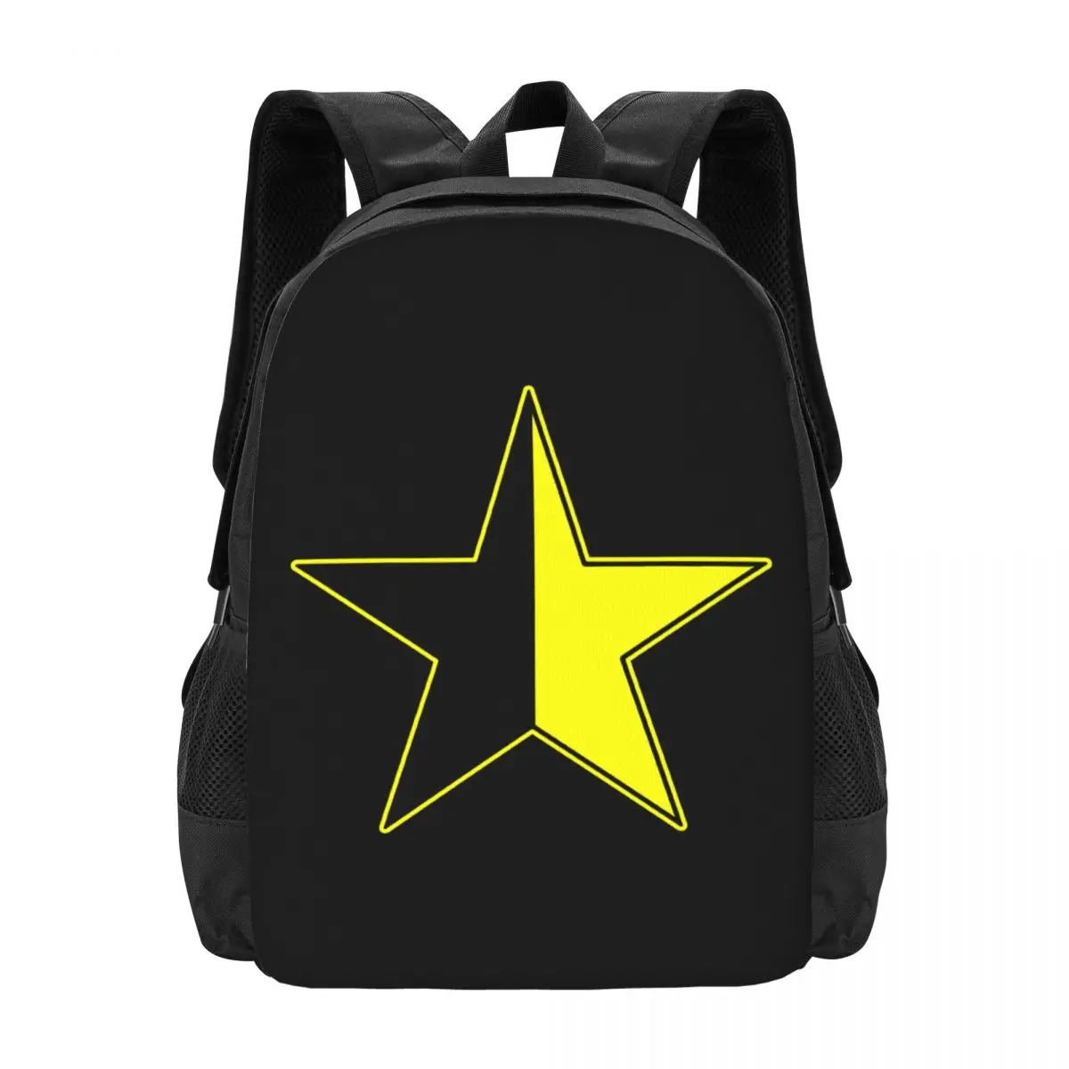 

Простой стильный школьный ранец Ancap со звездами и логотипом, водонепроницаемый вместительный Повседневный Рюкзак, дорожный рюкзак для ноутбука