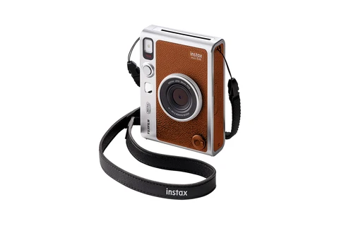 Fujifilm Instax Mini Evo мгновенная камера смартфон фото принтер коричневый черный цвет + (опционально Instax Mini белая пленка 20 листов)
