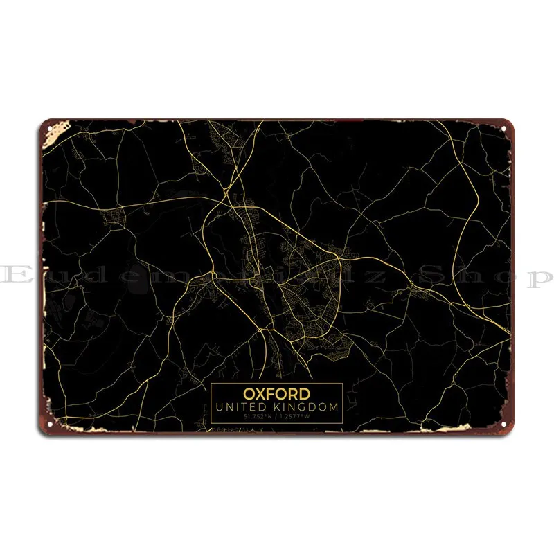 

Oxford United Kingdom Metal Plaque Party Decoration Wall Decor Designer Kitchen Tin Sign Poster