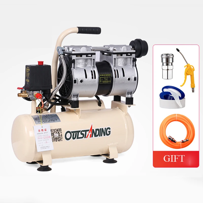 Silent Oil-free Air Compressor High-pressure Air Pump Low Noise Car Air Compressor