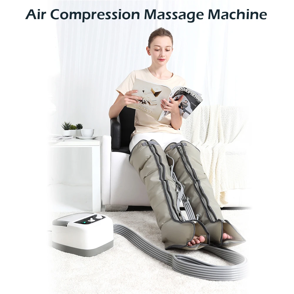 Luft Kompression Pressotherapie Körper Massage Sechs-kammer Bein Massager Arm Taille Fuß Luftdruck Entspannen Gesundheit Pflege Schlanke Gerät