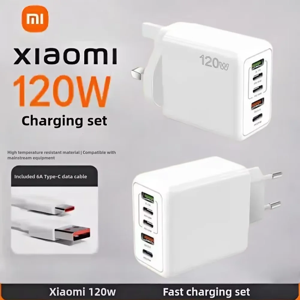 Быстрая зарядка Multi 5 портов USB C PD