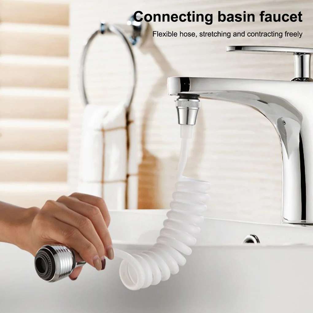 

Plastic Water Tap Extension Portable Detachable Adjustable Replacement House Faucet Extender Connector Accessories