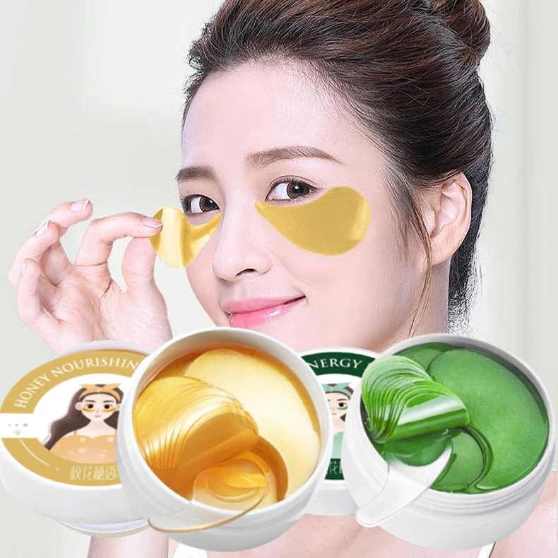 

Gold Seaweed Crystal Collagen Eye Mask Eye Patch 60pcs Moisturizing Anti-Wrinkle Remove Dark Circles Korean Skin Care Products
