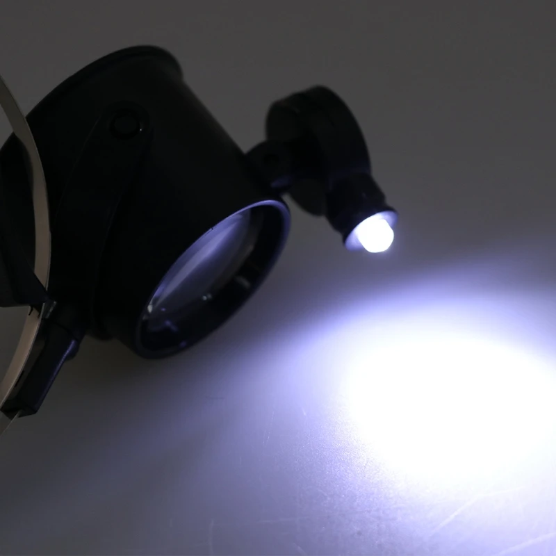

Practical 10X LED Hands Free Eye Loupe Jewelry Watch Repair Magnifier Headband