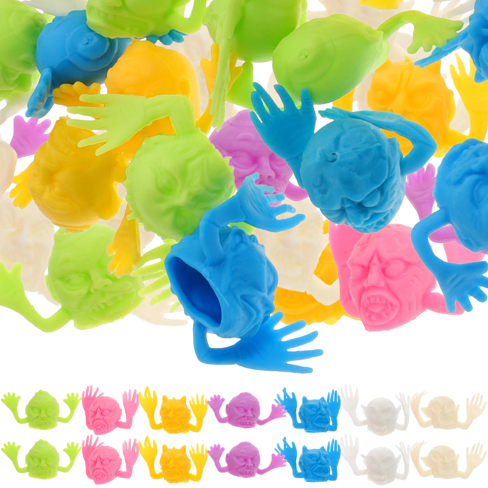 

Finger Puppets Puppetcartoonchildren Favors Party Preschool Stretchystorytelling Interactive Hand Supple Fillerbag Fidget