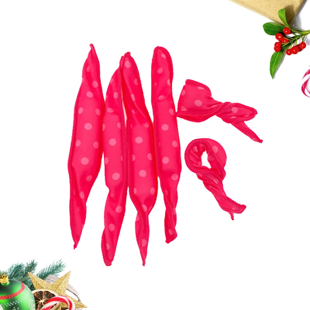 6 шт. бигуди для волос женщин кудри большие рулоны губка инструмент челка