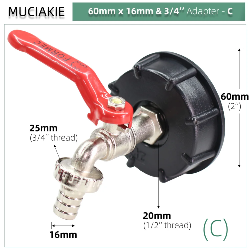 

Соединитель для садовой воды MUCIAKIE