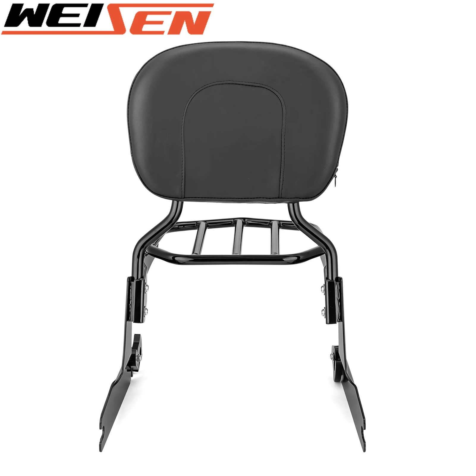 

Для Harley Davidson Softail Fat Boy Cross Bones FLSTMotor пассажирская спинка sсвою бар + багажная Стойка подходит для 200 мм большая подкладка для крыла