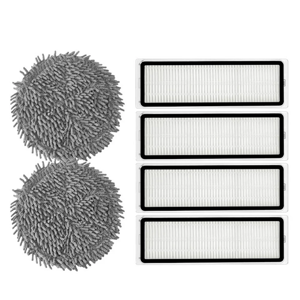

Hepa Filter Mop Cloths Replacement for Xiaomi Mijia Self-Cleaning Robot Vacuum Mop Pro STYTJ06ZHM Accessories Kits 4Pcs