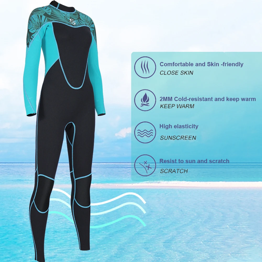 Женский слитный купальник с длинным рукавом одежда для серфинга молнией сзади