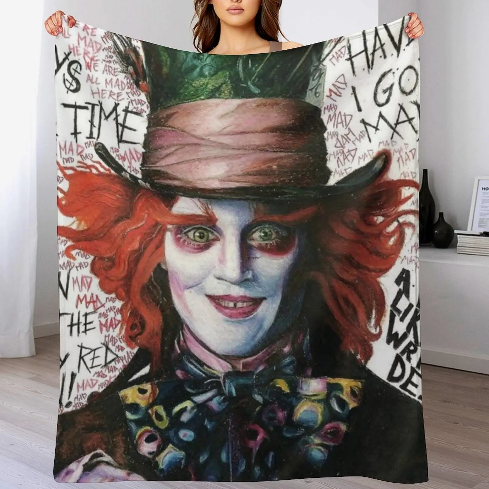 Божественный шляпник Плед Одеяло