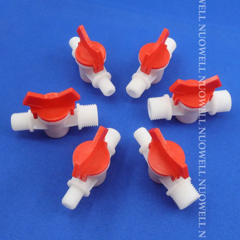 1 ~ 10 шт. 1/4 &quot3/8" 1/2 &quot3/4" "двойное соединение с наружной резьбой пластиковый