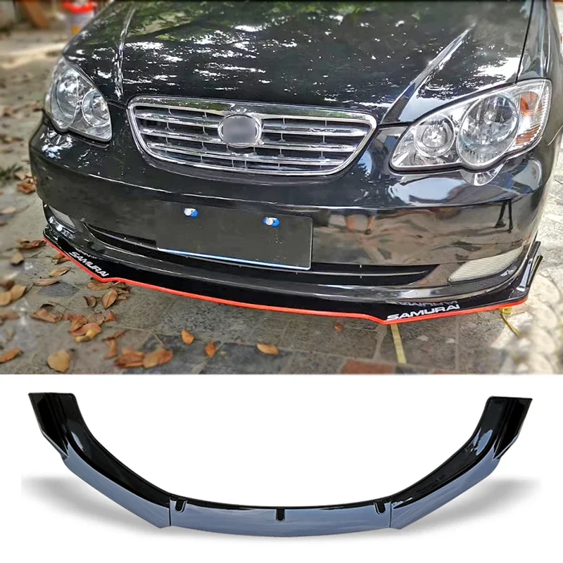 Фото Спойлер на передний бампер для BYD F3 Splitter 2008-2013, защитная пластина, комплект для губ, карбоновая поверхность, автомобильная декоративная полоса, лопата для подбородка №1