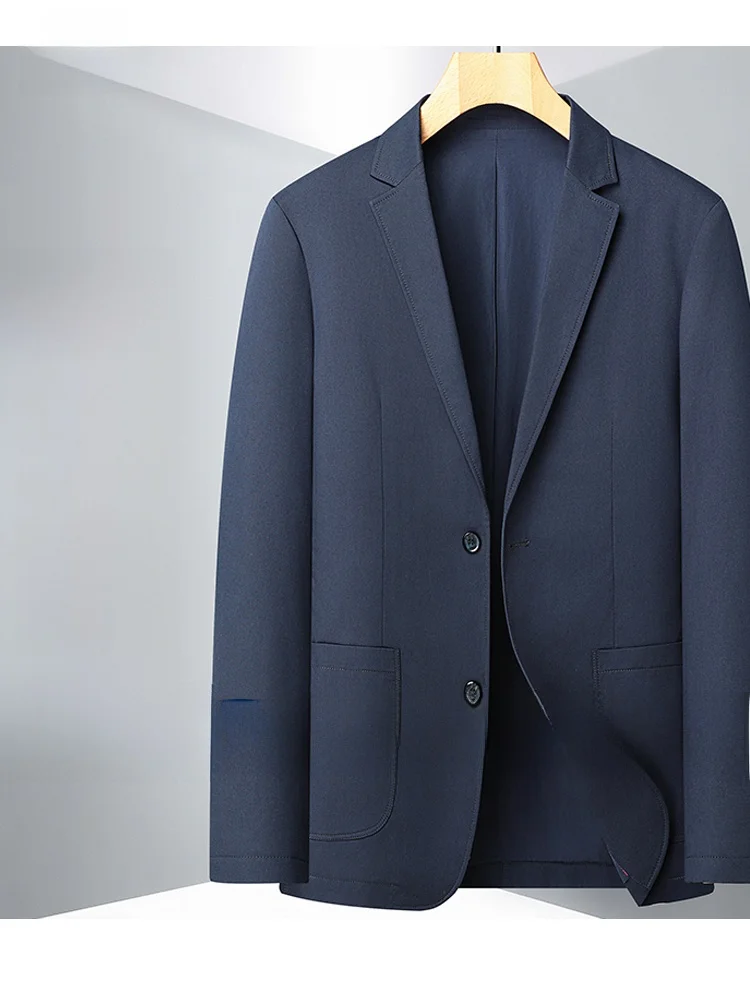 Осень 2024 повседневный костюм из 00% хлопка мужской деловой для папы среднего