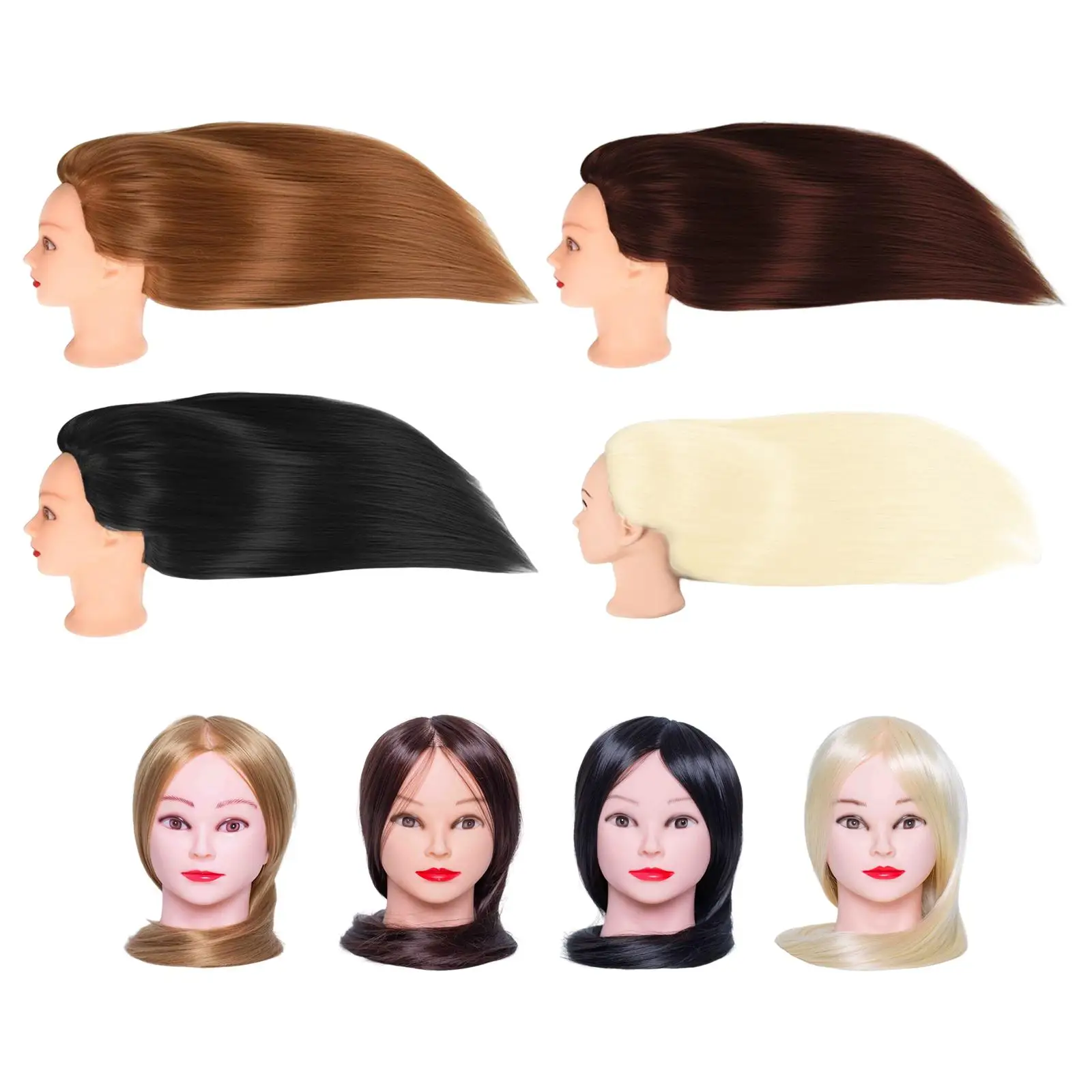 Model Head Styling Training Heads Manikin Synthetic Fiber Mannequin