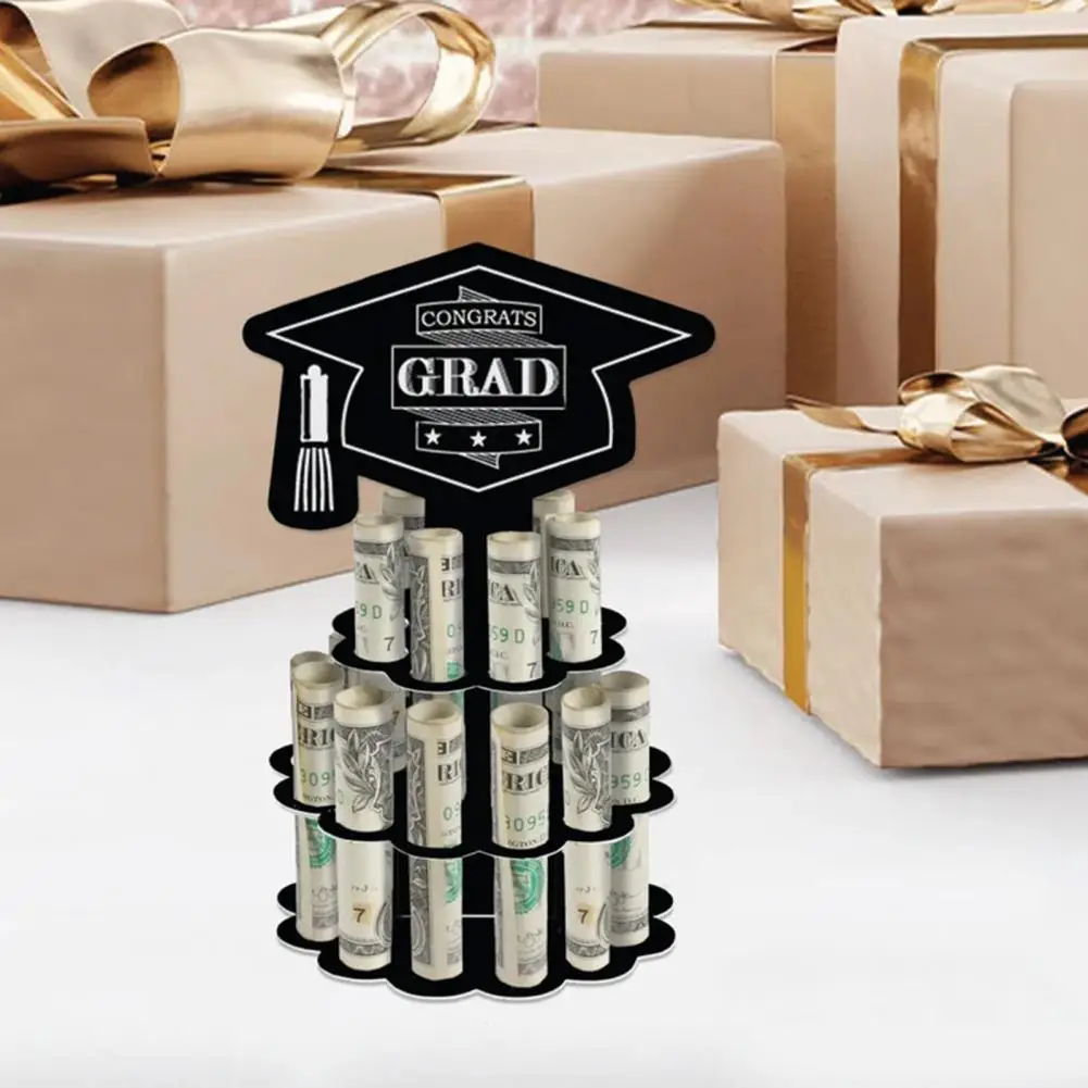 

Новинка, стойка для хранения денег с 20 отверстиями, черная, 2023 градиентная, легкая стойка для хранения денег