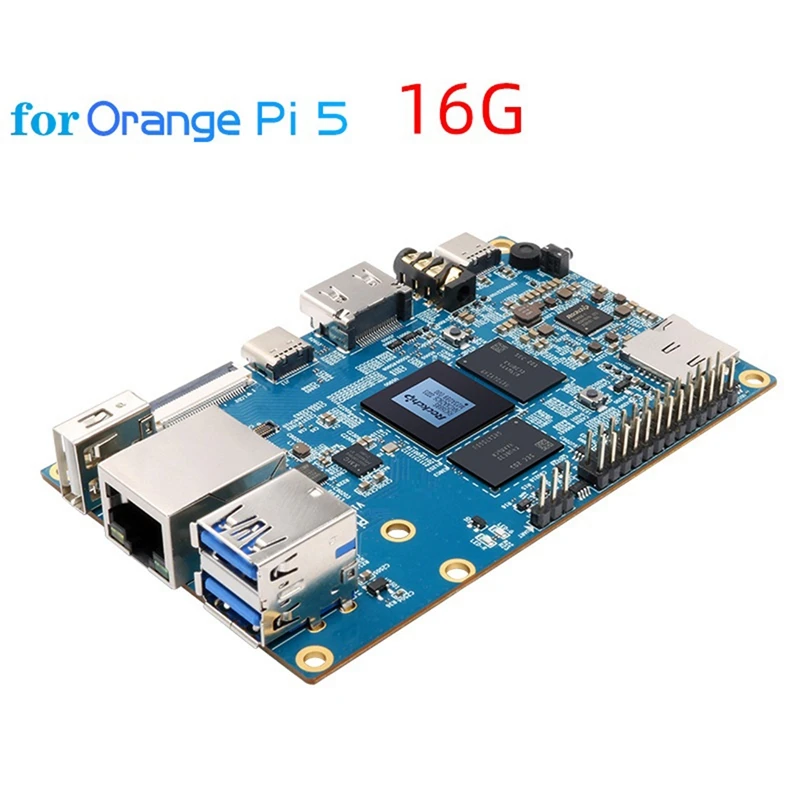 

For Orange Pi 5 16GB LPDDR4/4X RAM RK3588S 8-Core ARM 64 Bit 8K Gigabit Wifi+BT Development Board Support 8K Video Codec