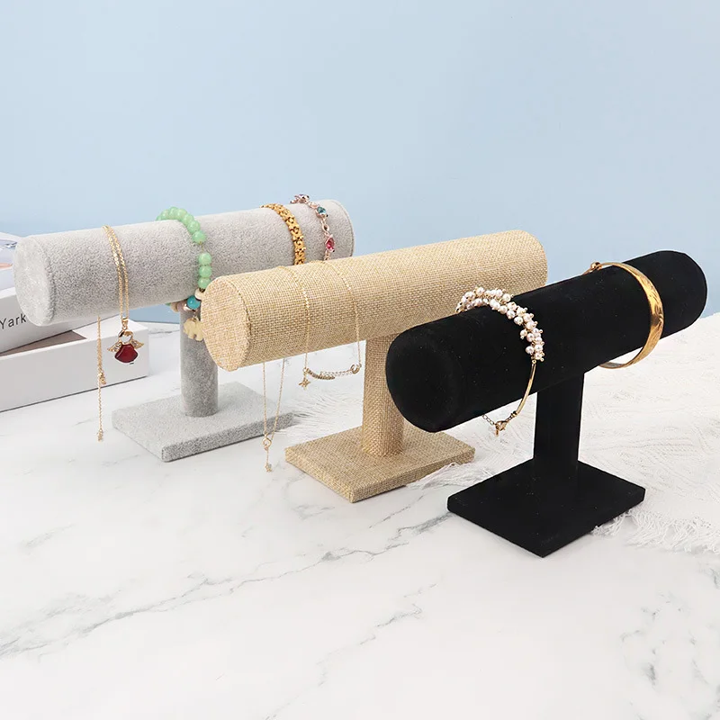 

Подставка для ювелирных изделий, витрина на цепочке, ремешке для волос, шпильке, ожерелье, браслете, Вельветовая витрина для ювелирных изделий, держатель-Органайзер