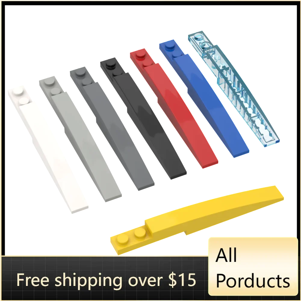 Высокотехнологичные сборные детали 13731 85970 1x10 изогнутые строительные блоки Набор