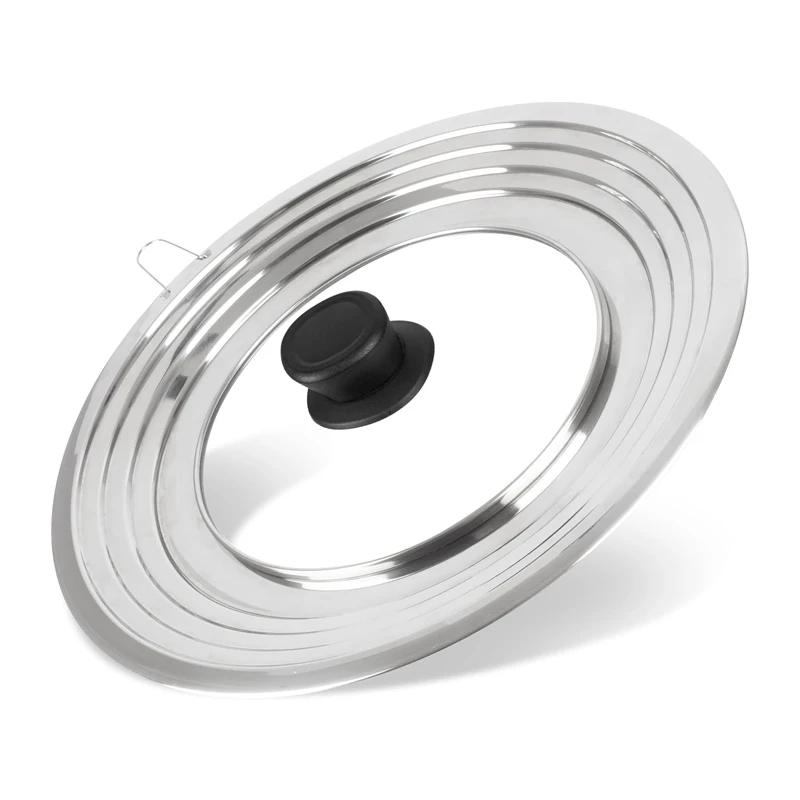 

Крышка сковороды из нержавеющей стали для посуды 8,2-12,5 дюймов, универсальная крышка для кастрюль и сковородок, сменная крышка сковороды, крышка кастрюли