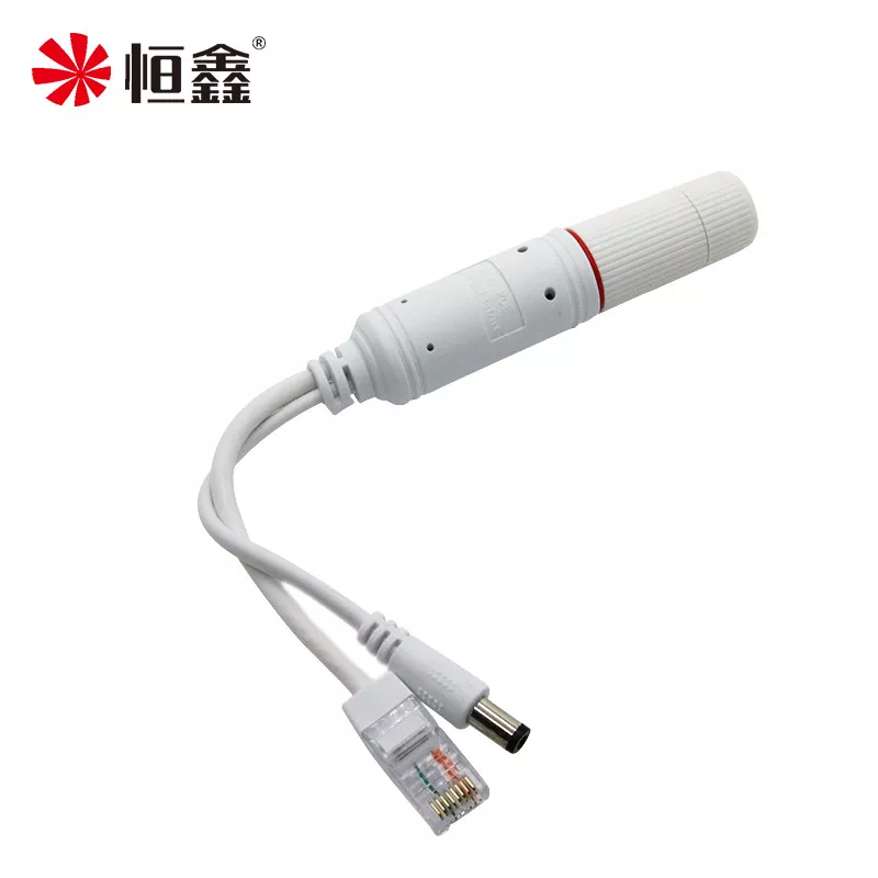 48V to 12V POE Spliter Waterprrof  With Video And Power Adapter Cable Supply Module Injector for IP Camera extender