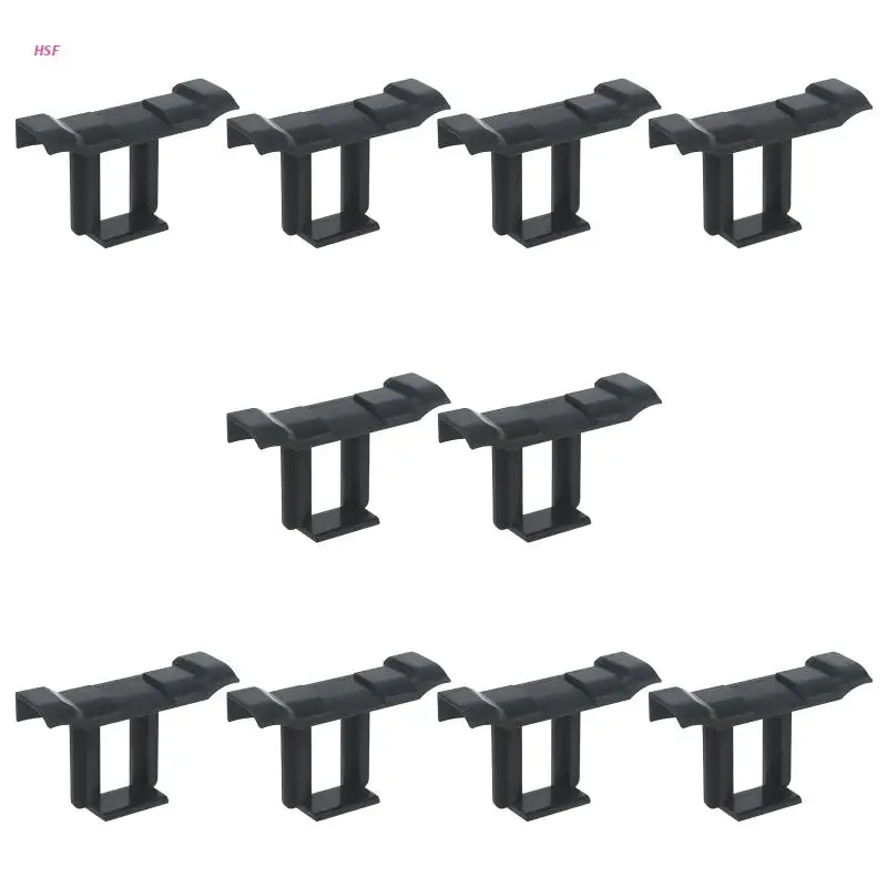 

10 Pieces Photovoltaic Panel Water Guide & Mud Clamp Solar Panel Water Drain Clips High & Low Temperature Resistance